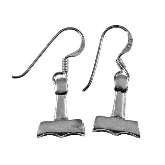 Ohrhänger Thorhammer - Wikinger - 15x13mm - Firma Holzenplotz - Silberketten - Goldketten.de