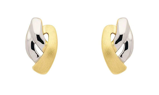 Ohrstecker 333 Gold rhodiniert - Firma Holzenplotz - Silberketten - Goldketten.de