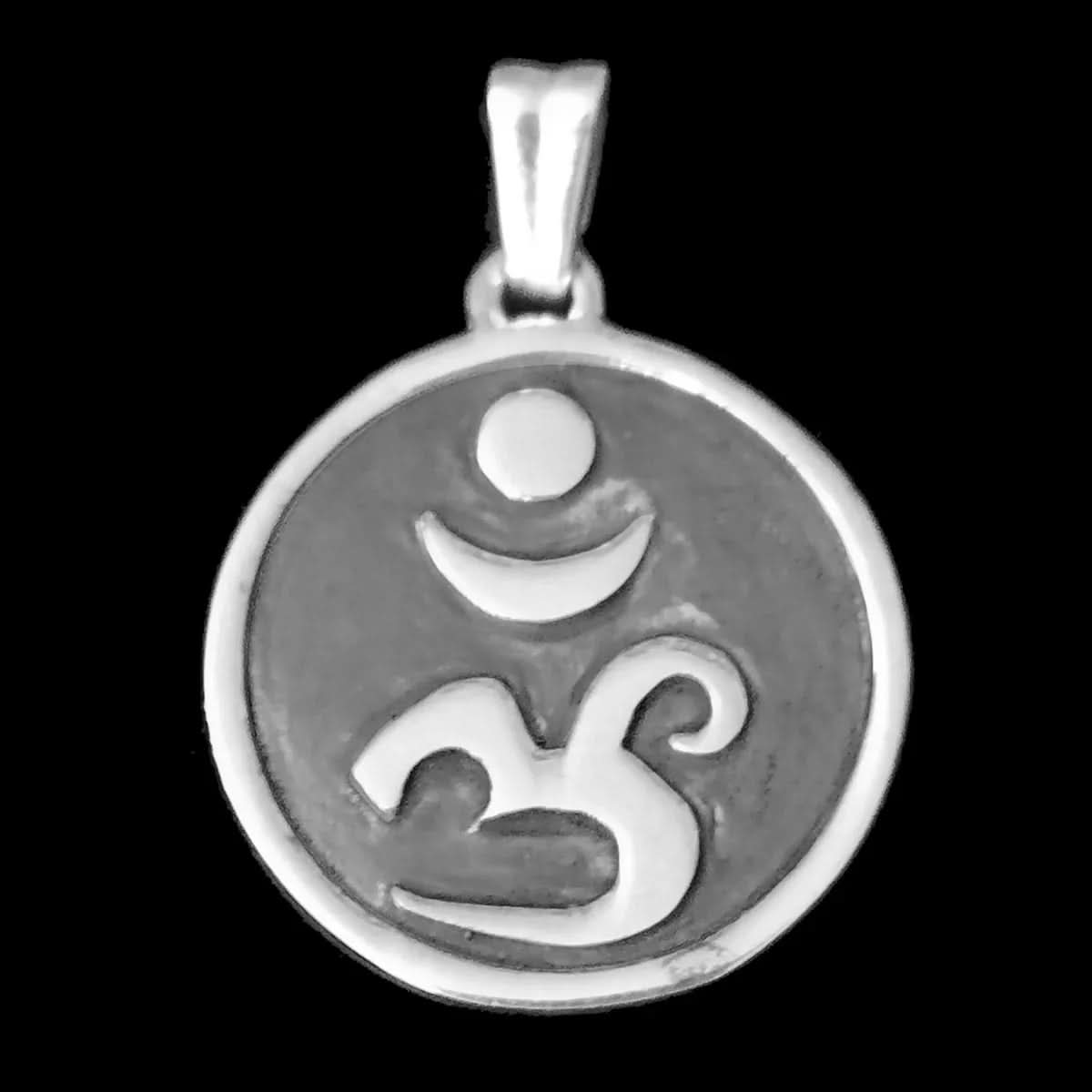 Om Schmuck Anhänger 925er Silber 21x29mm - Firma Holzenplotz - Silberketten - Goldketten.de