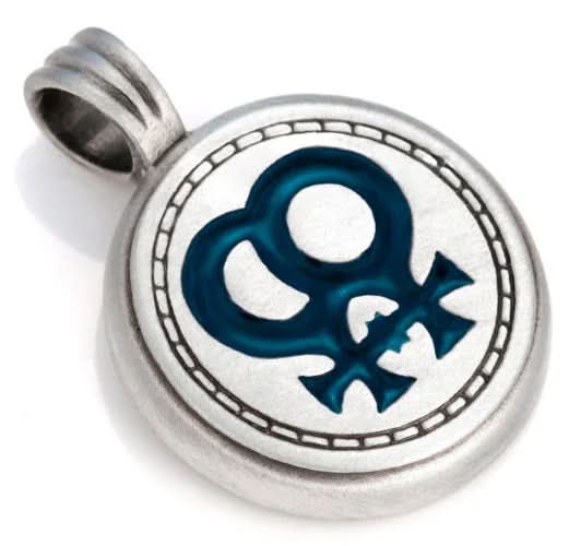 Original Bico Australia Australien Schmuck Anhänger Sapho hellblau Mod - Firma Holzenplotz - Silberketten - Goldketten.de