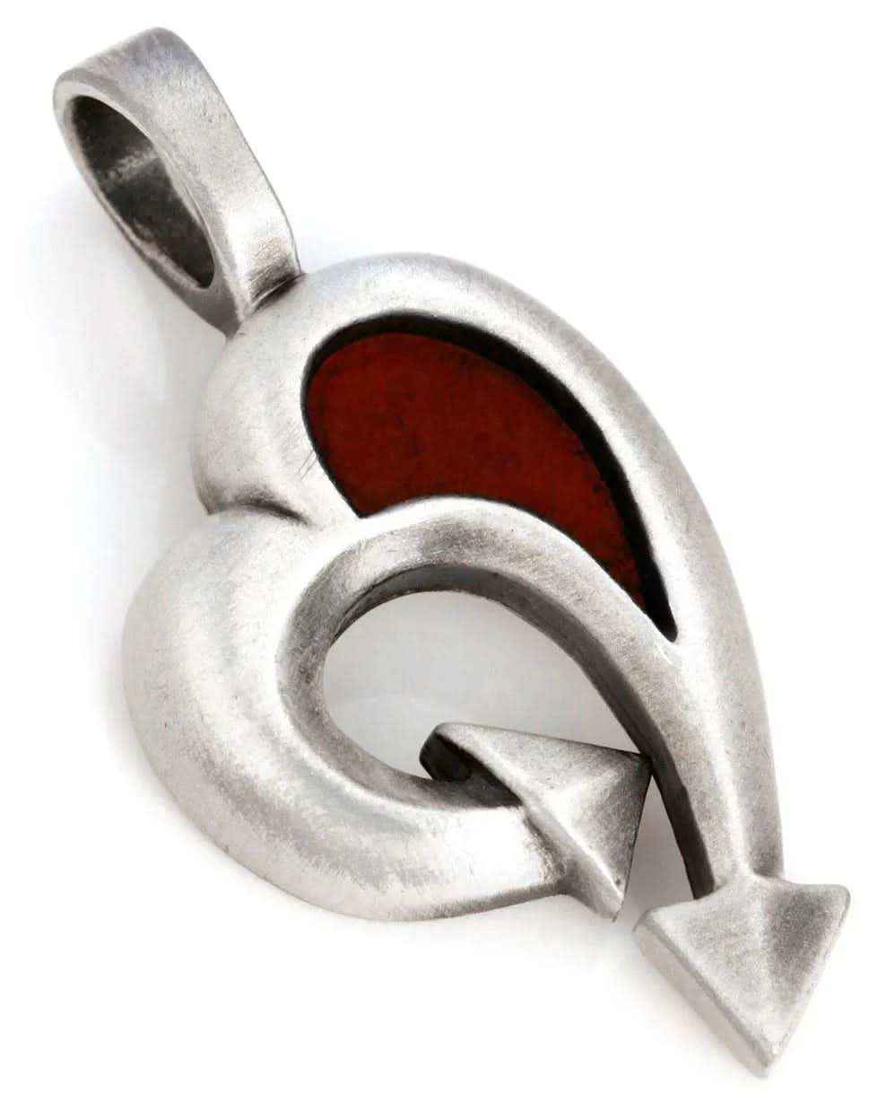 Original Bico Australia Australien Schmuck Anhänger Seeds rot - Modern - 38x19mm