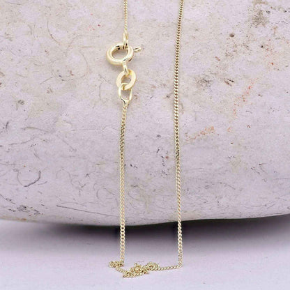 Panzerkette Halskette Breite 0,8 mm - 333 - 8 Karat Gold Auswahl - Firma Holzenplotz - Silberketten-Goldketten.de 