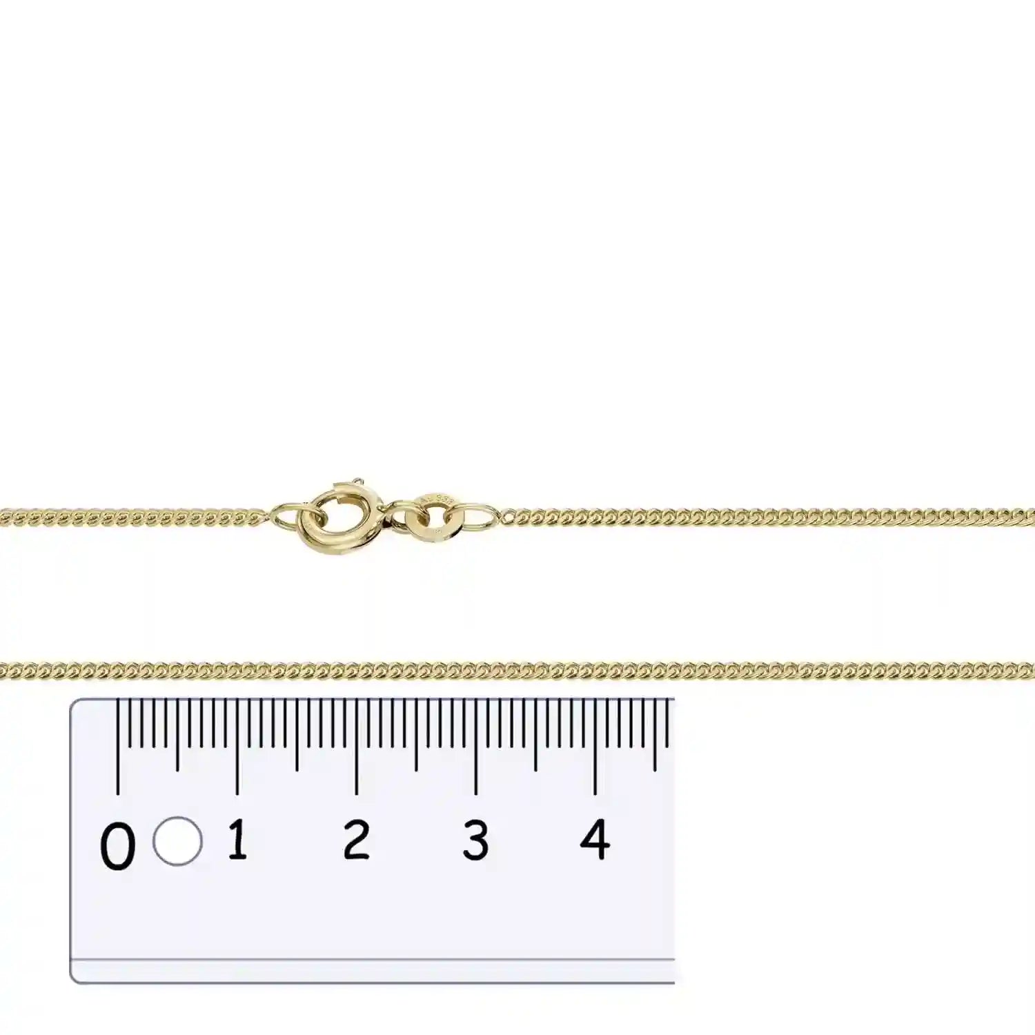 Panzerkette Halskette Breite 1,4 mm - 333 - 8 Karat Gold Auswahl - Firma Holzenplotz - Silberketten-Goldketten.de 
