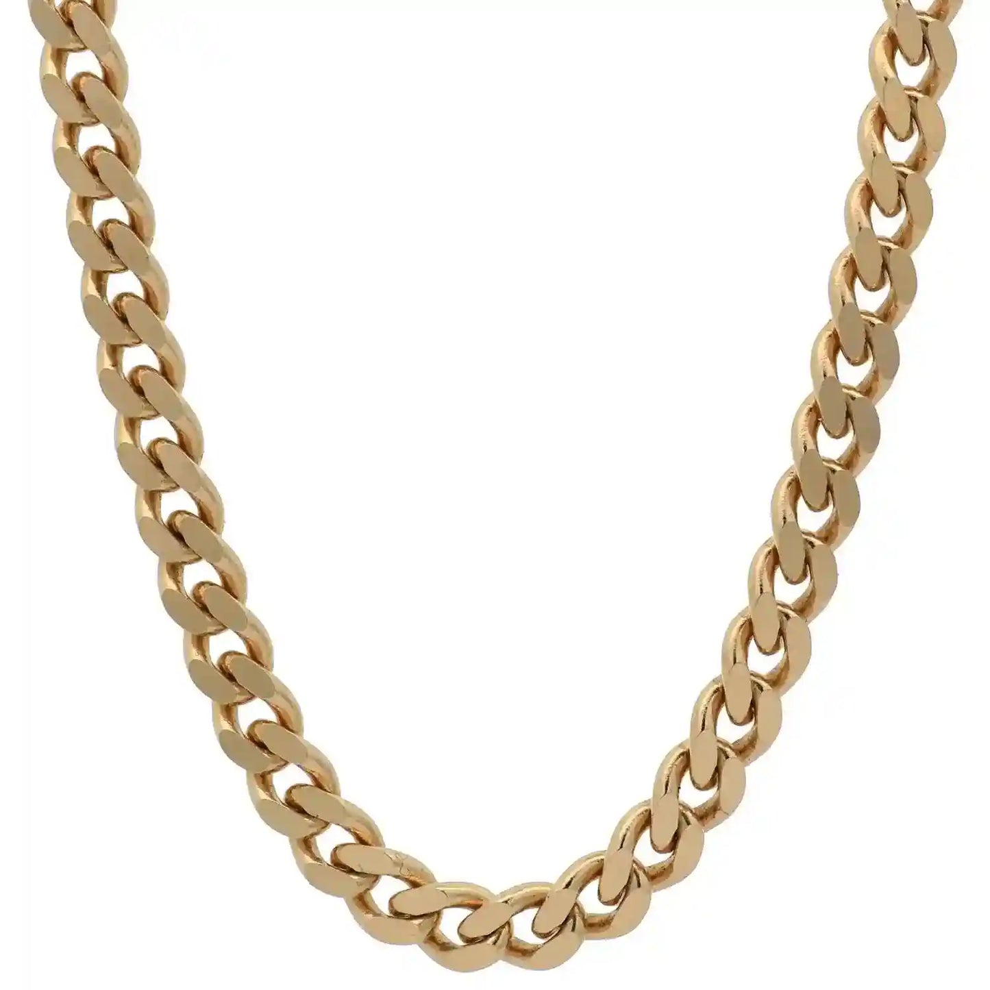 Panzerkette Halskette Breite 3,0 mm - 585 - 14 Karat Gold Auswahl