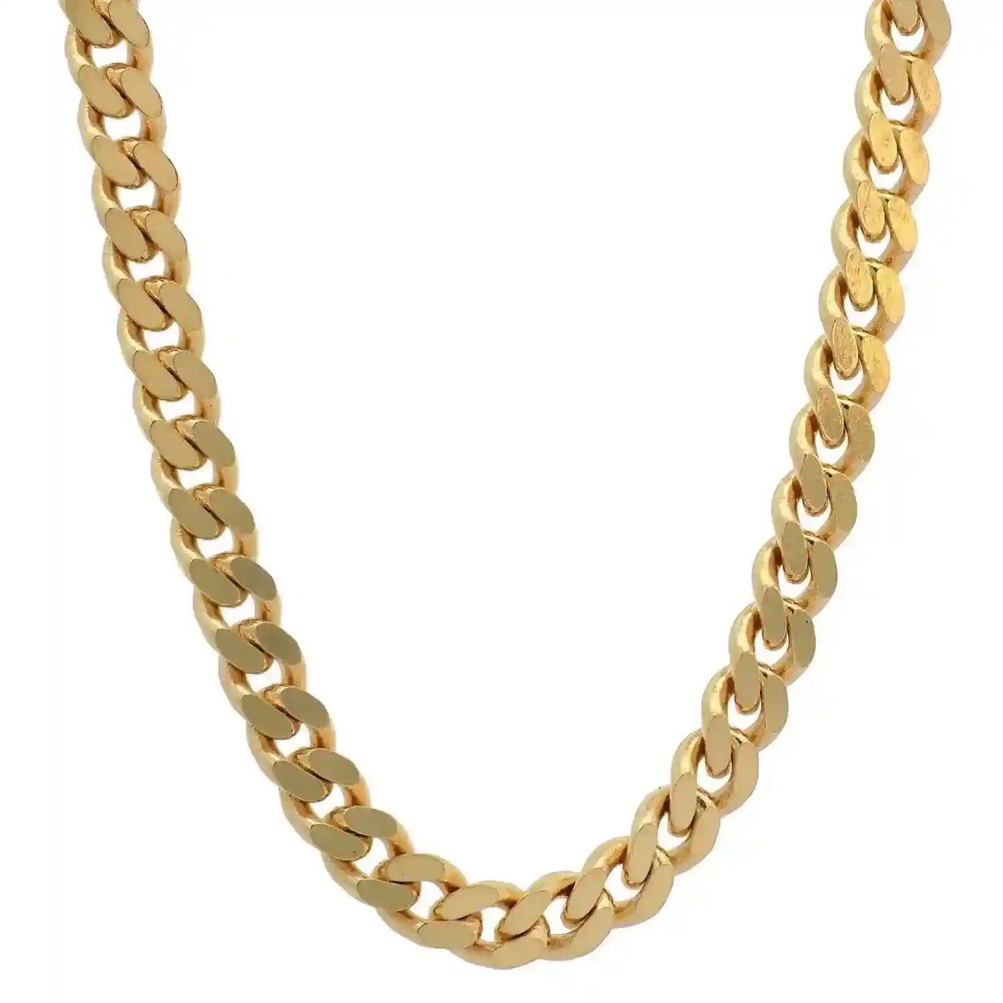 Panzerkette Halskette Breite 3,4 mm - 585 - 14 Karat Gold Auswahl