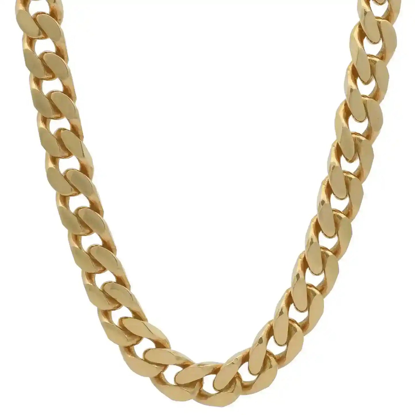 Panzerkette Halskette Breite 4,0 mm - 585 - 14 Karat Gold Auswahl