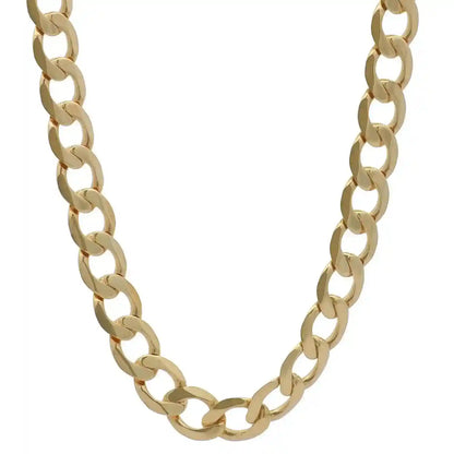 Panzerkette Halskette Breite 5,0 mm - 585 - 14 Karat Gold Auswahl - Firma Holzenplotz - Silberketten-Goldketten.de 