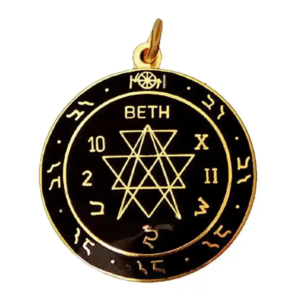 Pärchenamulett Black-Sun Anhänger Schmuck - Liebe - Durchmesser: 27mm