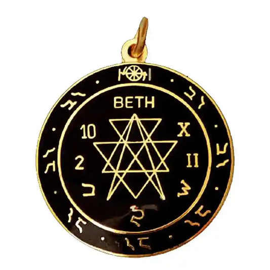 Pärchenamulett Black-Sun Anhänger Schmuck - Liebe - Durchmesser: 27mm