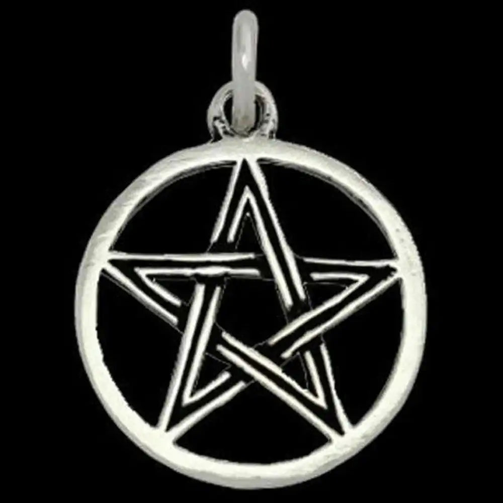 Pentagramm Schmuck Anhänger 925er Silber - Pentagramm - 27x19mm - Firma Holzenplotz - Silberketten - Goldketten.de