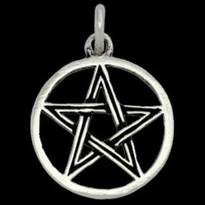 Pentagramm Schmuck Anhänger 925er Silber - Pentagramm - 27x19mm - Firma Holzenplotz - Silberketten - Goldketten.de