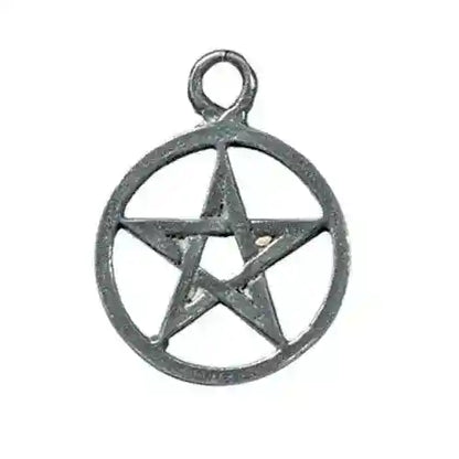 Pentakel klein Zinn Anhänger Schmuck - Pentagramm -