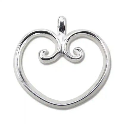Perfektes Herz Schmuck Anhänger 925er Silber sonstige Symbole 34x32mm - Firma Holzenplotz - Silberketten-Goldketten.de 