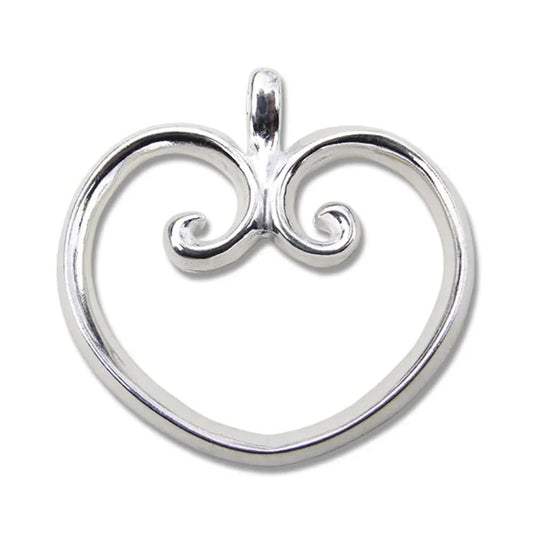 Perfektes Herz Schmuck Anhänger 925er Silber sonstige Symbole 34x32mm - Firma Holzenplotz - Silberketten - Goldketten.de