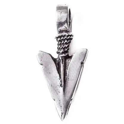 Pfeilspitze Schmuck Anhänger 925er Silber - Waffen - 26x12mm
