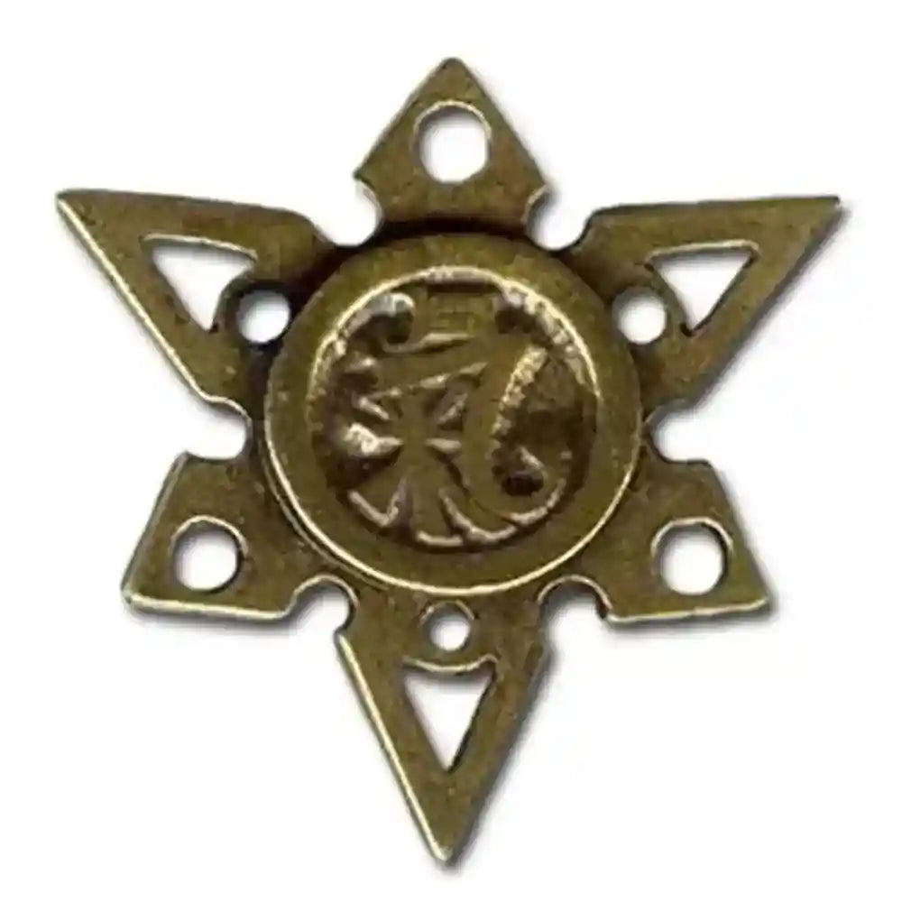 Qi Anhänger Schmuck 32x34mm mit Halsband