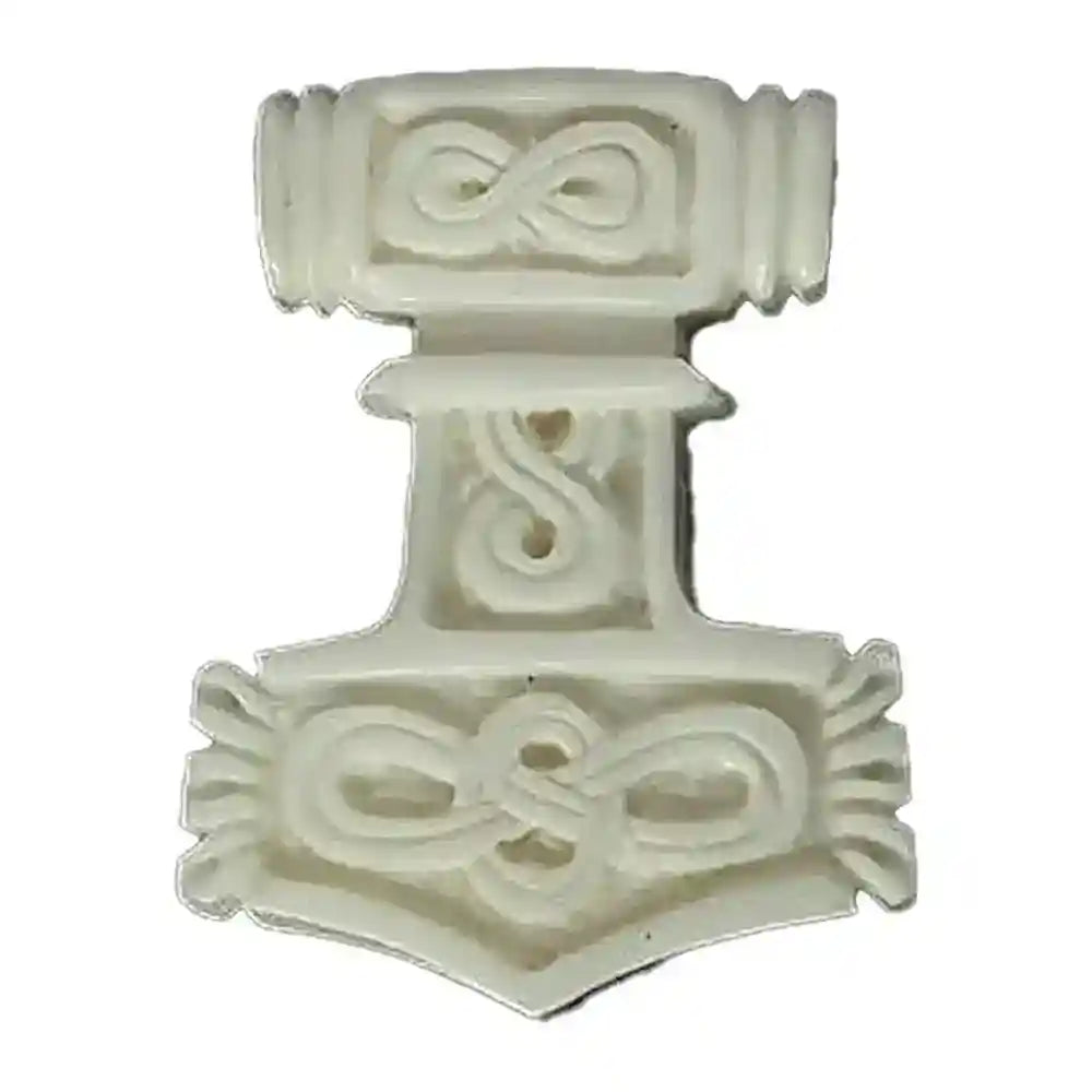 Rinderknochen Thorshammer Anhänger Schmuck - Thorhammer - 27x34mm
