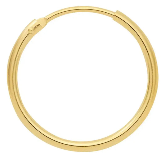 Röhrchencreolen 585 Gelbgold - Firma Holzenplotz - Silberketten - Goldketten.de