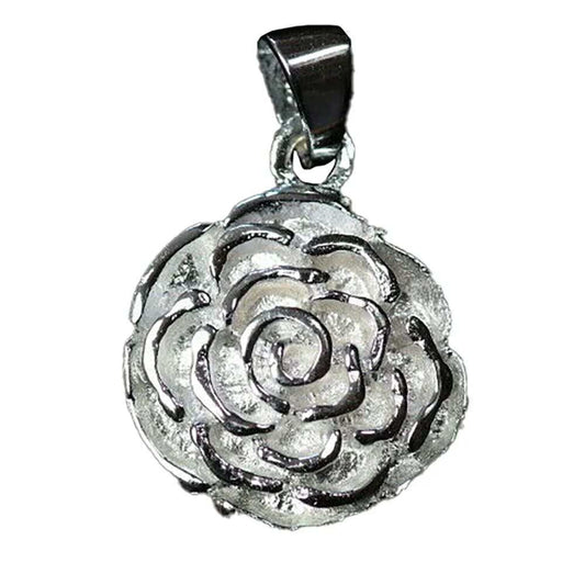 Rose Schmuck Anhänger 925er Silber Blume - Firma Holzenplotz - Silberketten - Goldketten.de