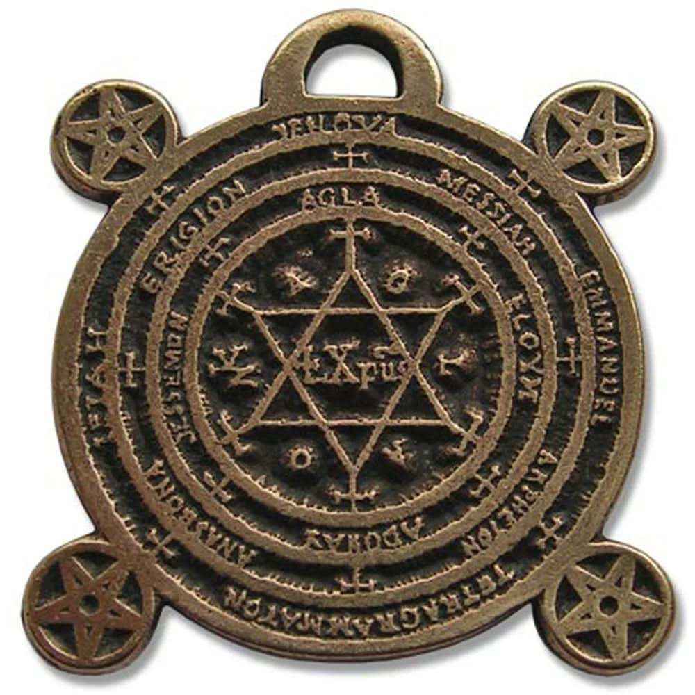 Salomons Glückspentakel Anhänger Schmuck - Hexagramm -