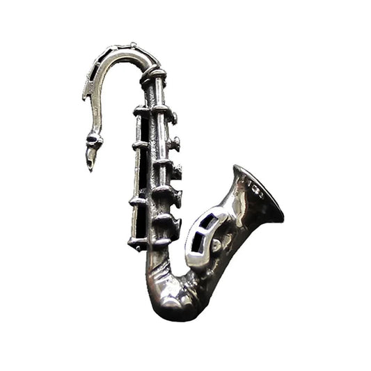 Saxophon Anhänger 925er Silber 48x30cm - Firma Holzenplotz - Silberketten - Goldketten.de