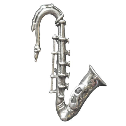 Saxophon Anhänger 925er Silber 48x30cm - Firma Holzenplotz - Silberketten - Goldketten.de