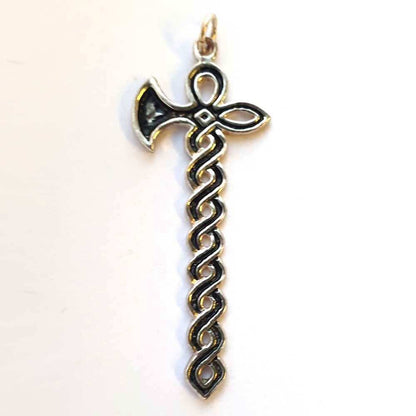 Scathatch`s Axt Schmuck Anhänger 925er Silber 34x17mm - Firma Holzenplotz - Silberketten - Goldketten.de