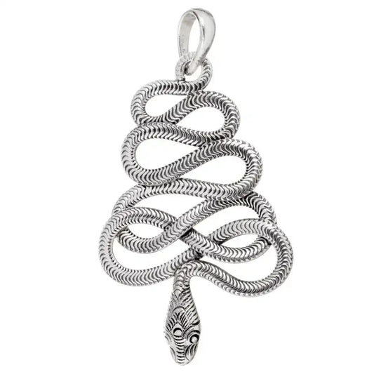 Schlange Schmuck Anhänger 925er Silber - Schlangen - Firma Holzenplotz - Silberketten - Goldketten.de