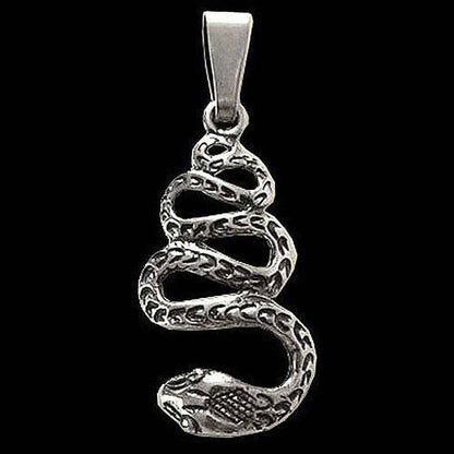 Schlangen Schmuck Anhänger 925er Silber - Schlangen - 37x15mm