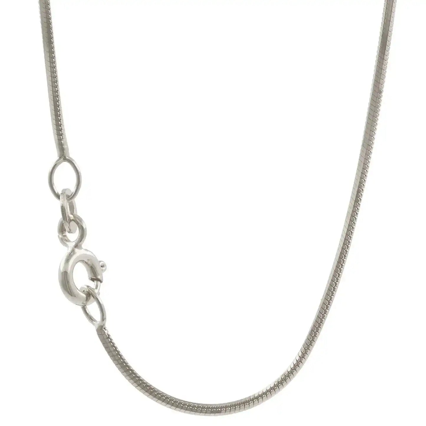 Schlangenkette Halskette Breite 0,9 mm - 925 Sterlingsilber Auswahl