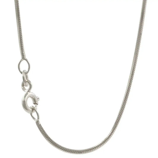 Schlangenkette Halskette Breite 0,9 mm - 925 Sterlingsilber Auswahl - Firma Holzenplotz - Silberketten - Goldketten.de