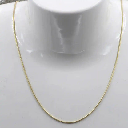 Schlangenkette Halskette Breite 1,0 mm - 750 - 18 Karat Gold Auswahl