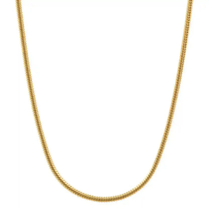 Schlangenkette Halskette Breite 1,0 mm - 750 - 18 Karat Gold Auswahl