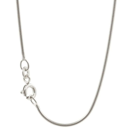 Schlangenkette Halskette Breite 1,1 mm - 925 Sterlingsilber Auswahl - Firma Holzenplotz - Silberketten - Goldketten.de