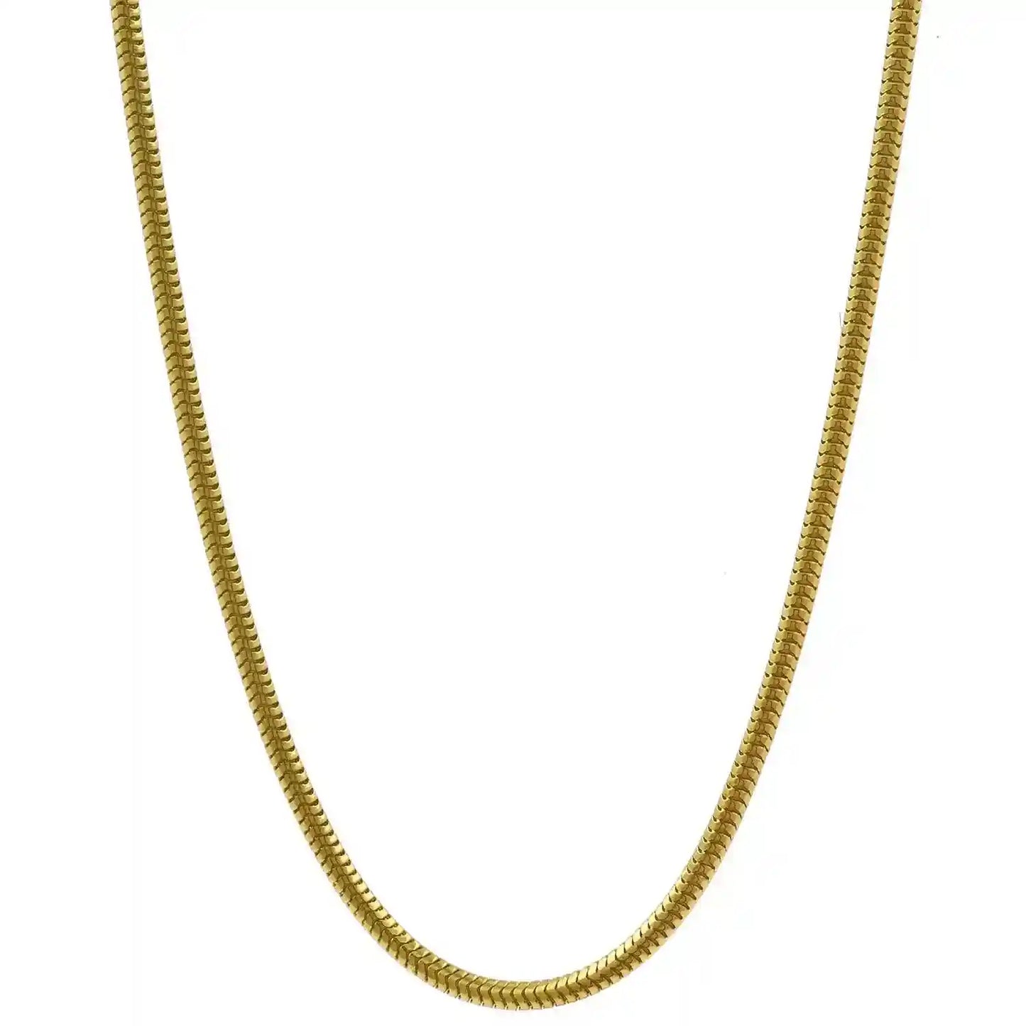 Schlangenkette Halskette Breite 1,2 mm - 333 - 8 Karat Gold Auswahl