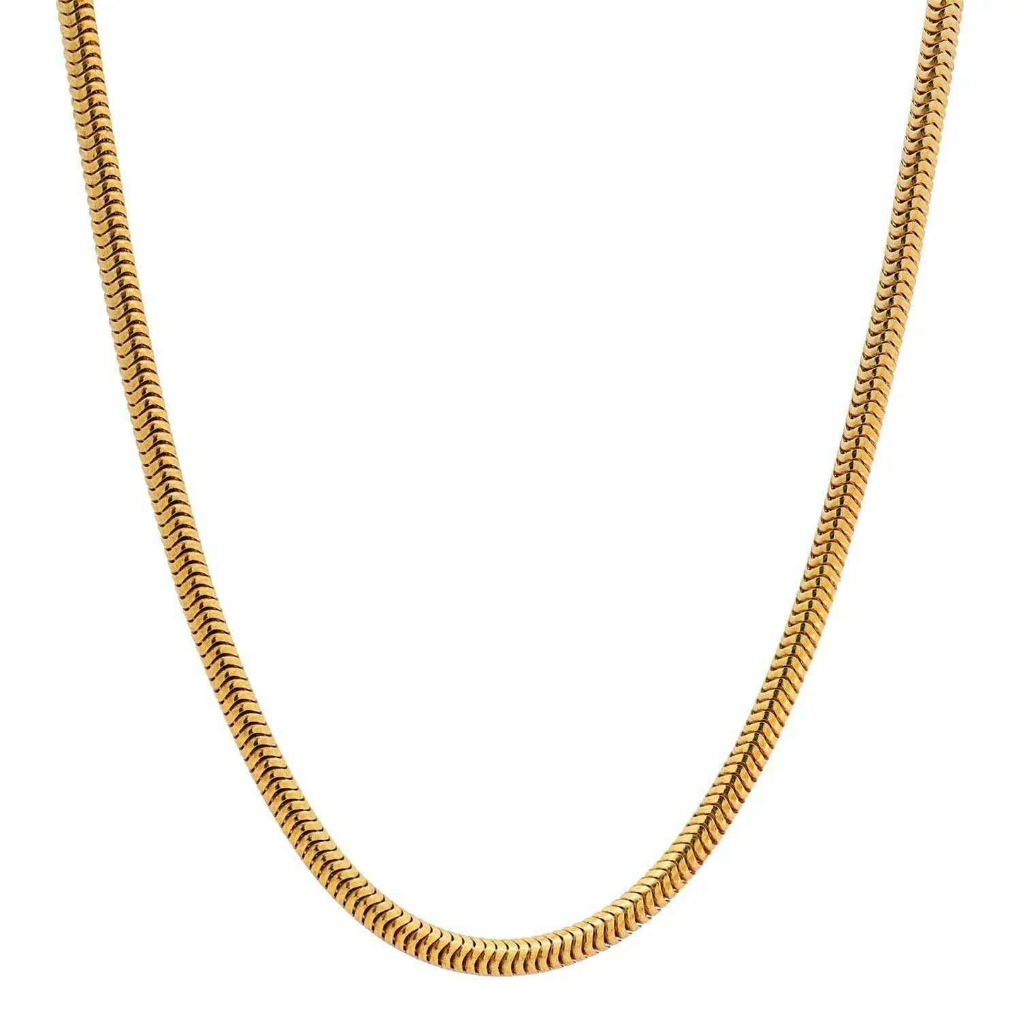 Schlangenkette Halskette Breite 1,4 mm - 333 - 8 Karat Gold Auswahl