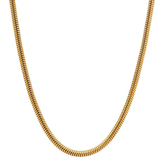 Schlangenkette Halskette Breite 1,4 mm - 333 - 8 Karat Gold Auswahl - Firma Holzenplotz - Silberketten-Goldketten.de 