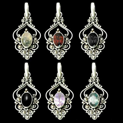 Schmuck Anhänger 925 Silber Serlingsilber versch Schmucksteine