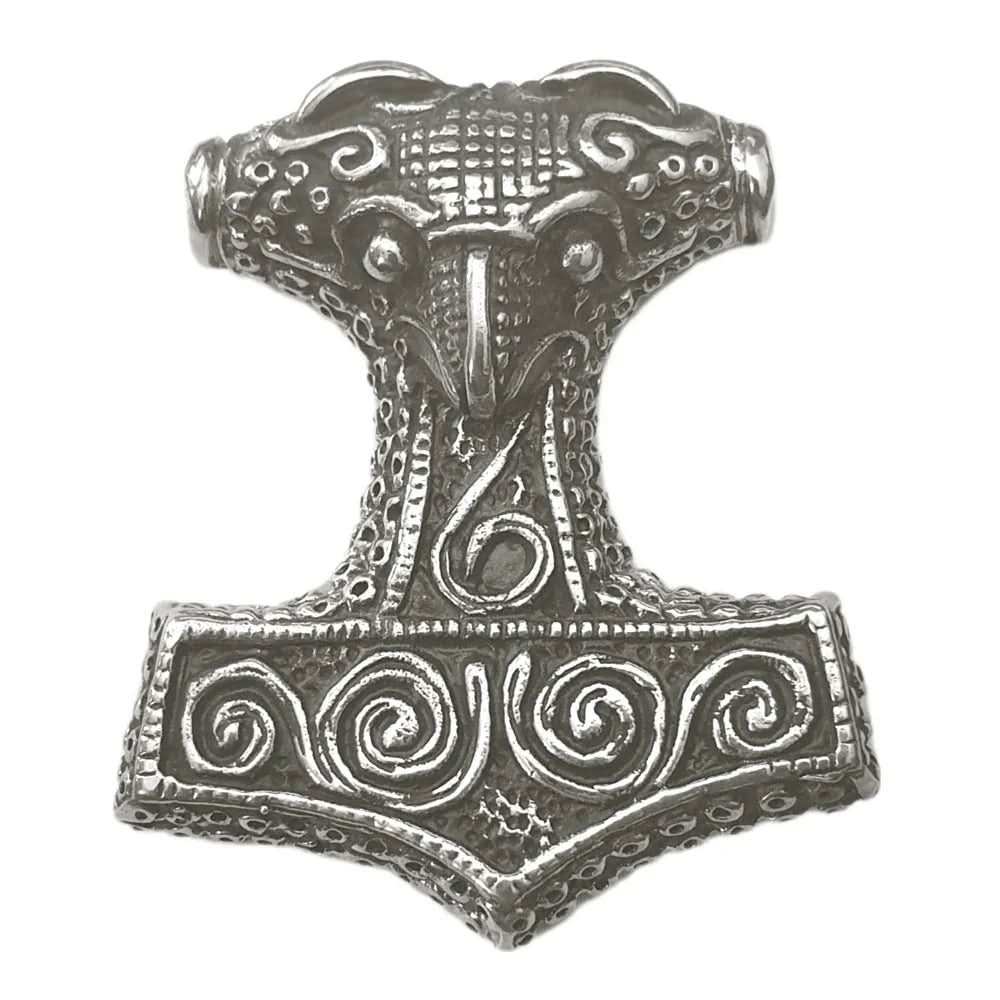 Schonenhammer Schmuck Anhänger 925er Silber - Thorhammer - 38x44mm - Firma Holzenplotz - Silberketten - Goldketten.de