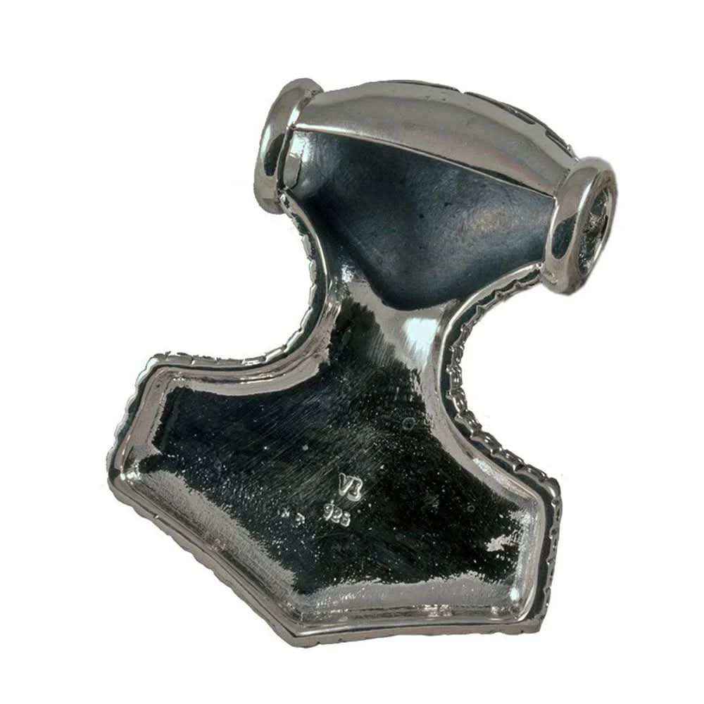 Schonenhammer Schmuck Anhänger 925er Silber - Thorhammer - 38x44mm