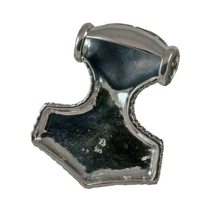 Schonenhammer Schmuck Anhänger 925er Silber - Thorhammer - 38x44mm