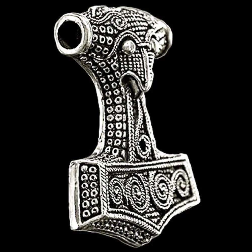 Schonenhammer Schmuck Anhänger 925er Silber - Thorhammer - 43x 51mm