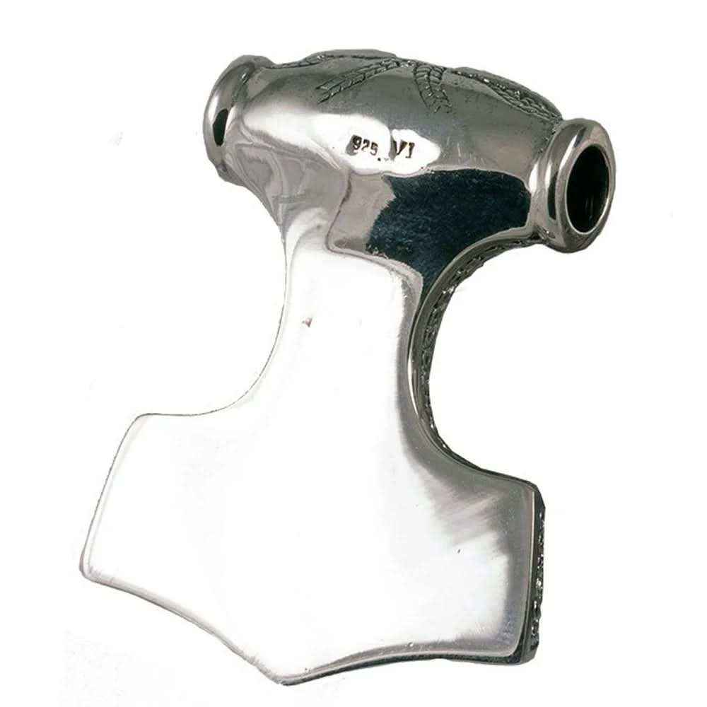 Schonenhammer Schmuck Anhänger 925er Silber - Thorhammer - 43x 51mm
