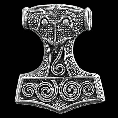 Schonenhammer Schmuck Anhänger 925er Silber - Thorhammer - 54x62 mm