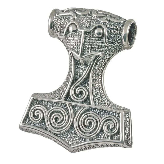 Schonenhammer Schmuck Anhänger 925er Silber - Thorhammer - 47x57 mm - Firma Holzenplotz - Silberketten - Goldketten.de