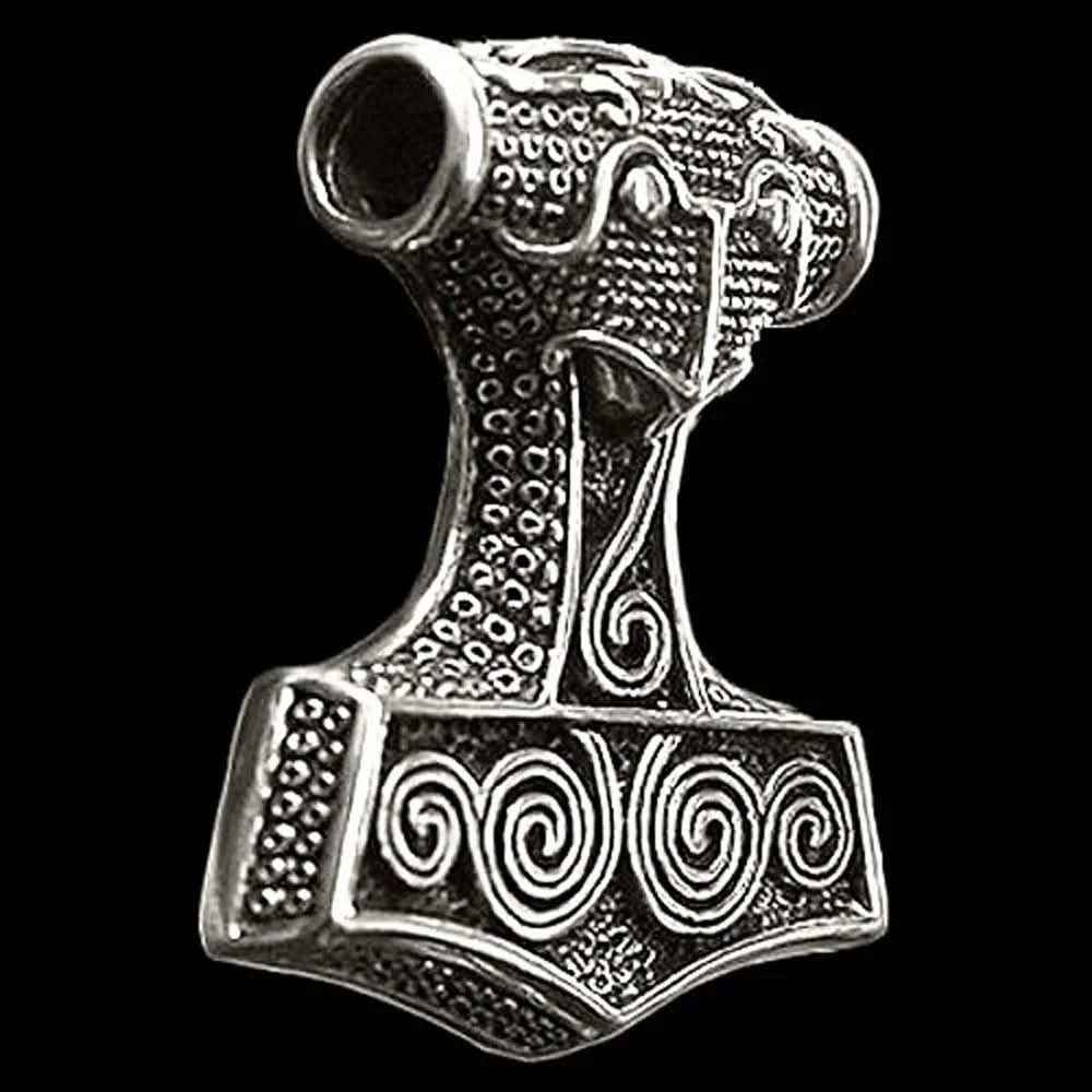 Schonenhammer Schmuck Anhänger 925er Silber - Thorhammer - 54x62 mm