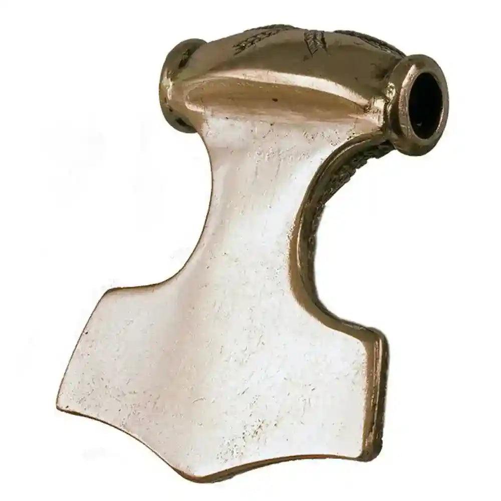 Schonenhammer Bronze Anhänger Schmuck - Thorhammer - 43x 51mm