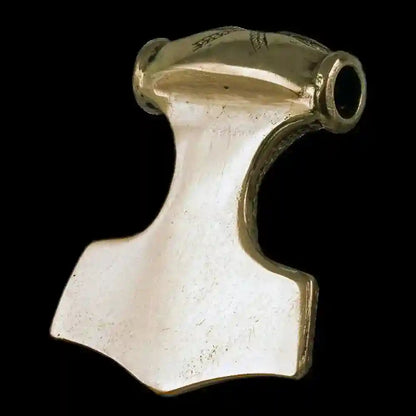 Schonenhammer Bronze Anhänger Schmuck - Thorhammer - 43x 51mm