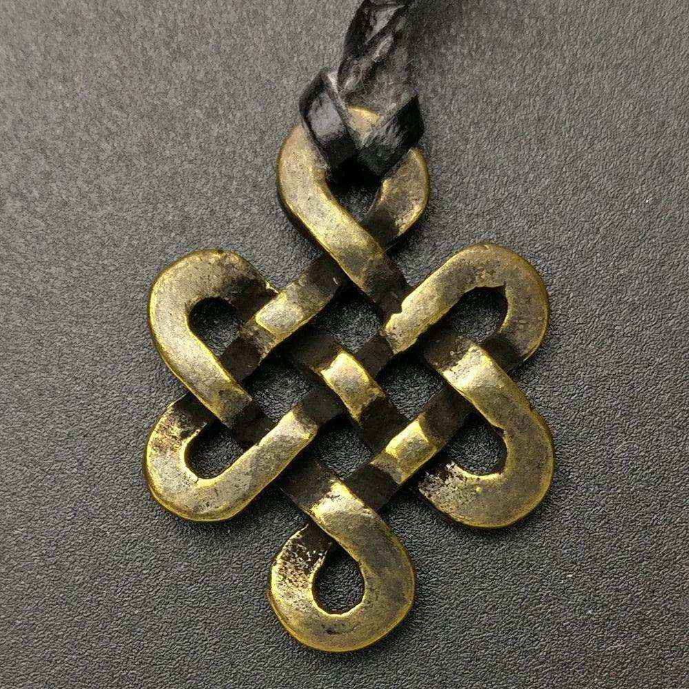 Shrivatsa aus Bronze Anhänger Schmuck - Keltische Knoten