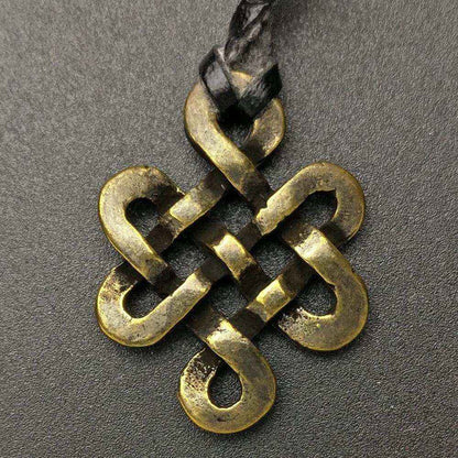 Shrivatsa aus Bronze Anhänger Schmuck - Keltische Knoten